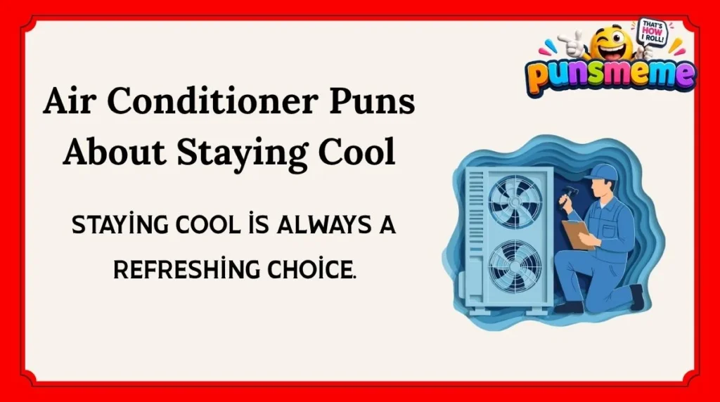Air Conditioner Puns About Staying Cool