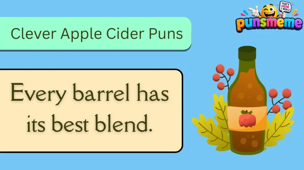 Clever Apple Cider Puns