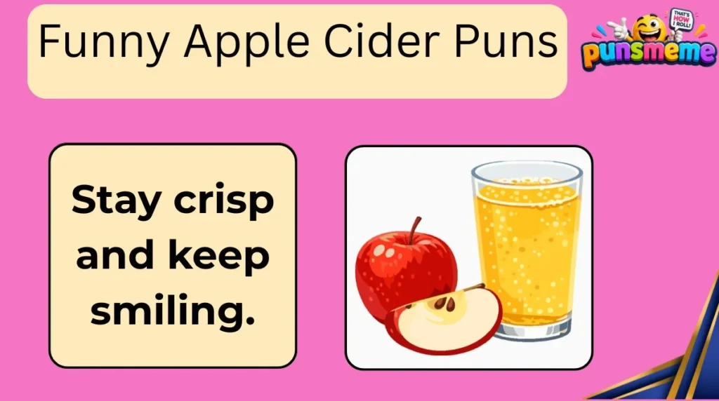 Funny Apple Cider Puns