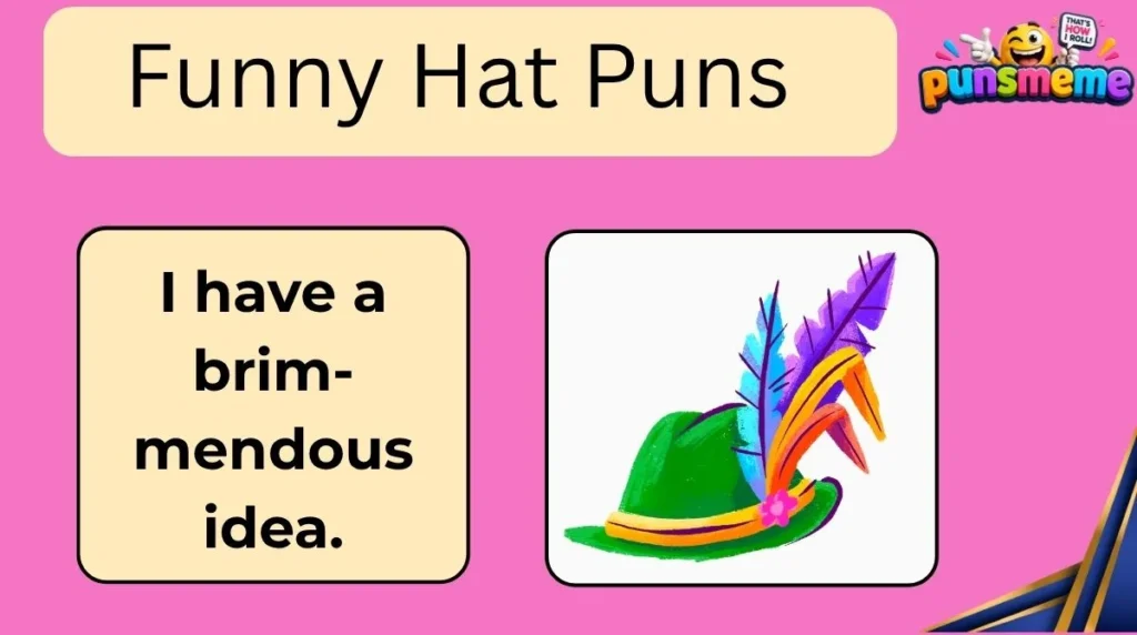 Funny Hat Puns