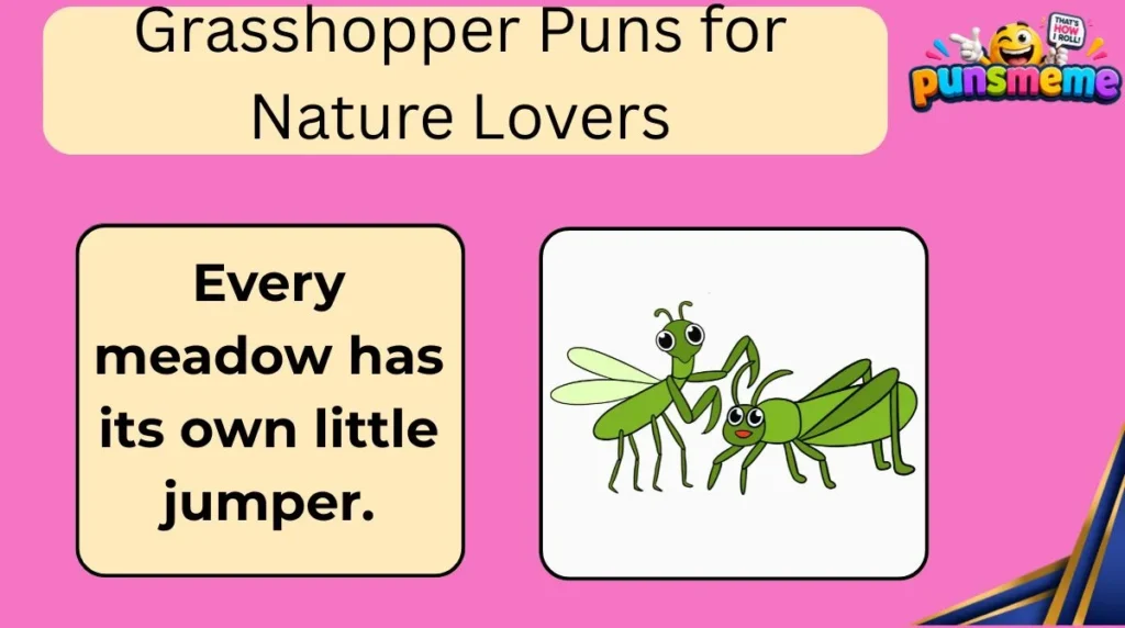 Grasshopper Puns for Nature Lovers