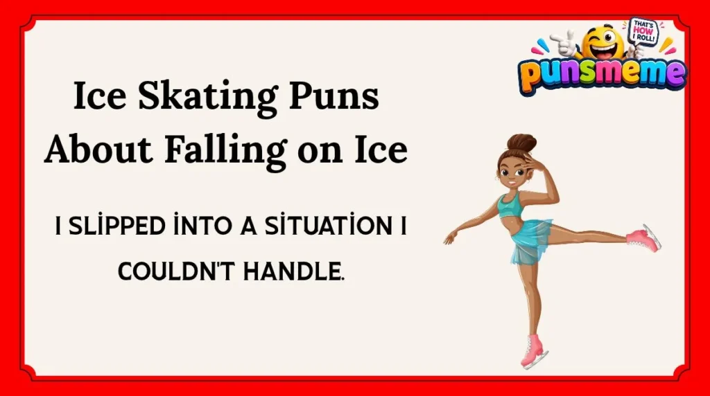 Ice Skating Puns About Falling on Ice