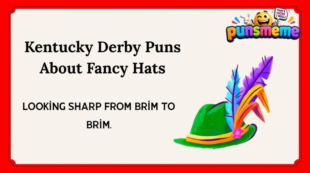 Kentucky Derby Puns About Fancy Hats