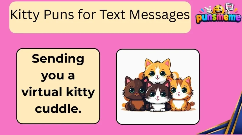 Kitty Puns for Text Messages
