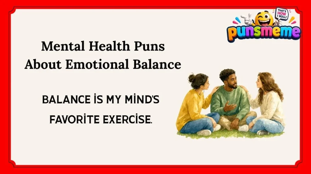 Mental Health Puns About Emotional Balance