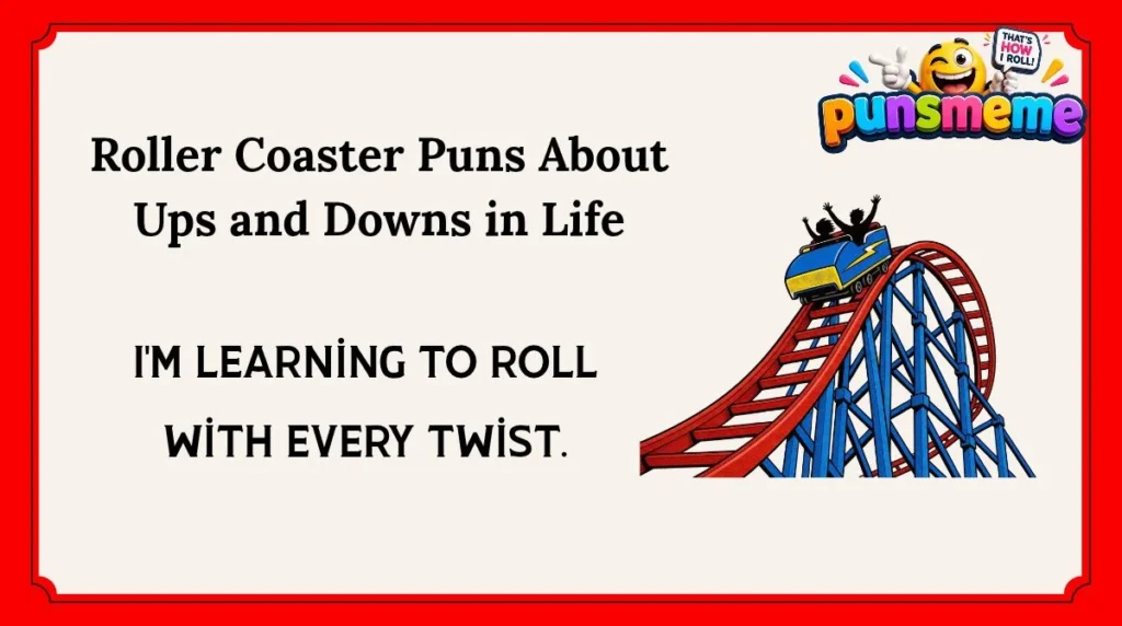 Roller Coaster Puns About Ups and Downs in Life