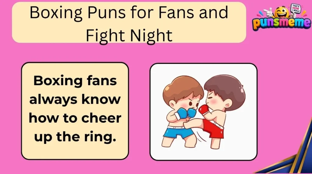 Boxing Puns for Fans and Fight Night