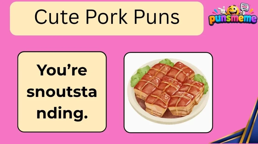 Cute Pork Puns