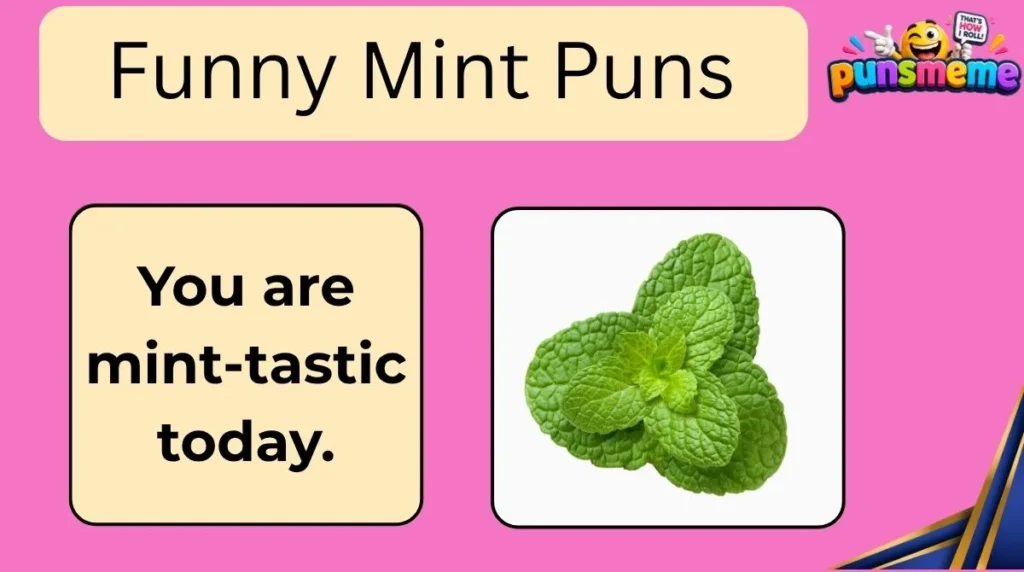 Funny Mint Puns