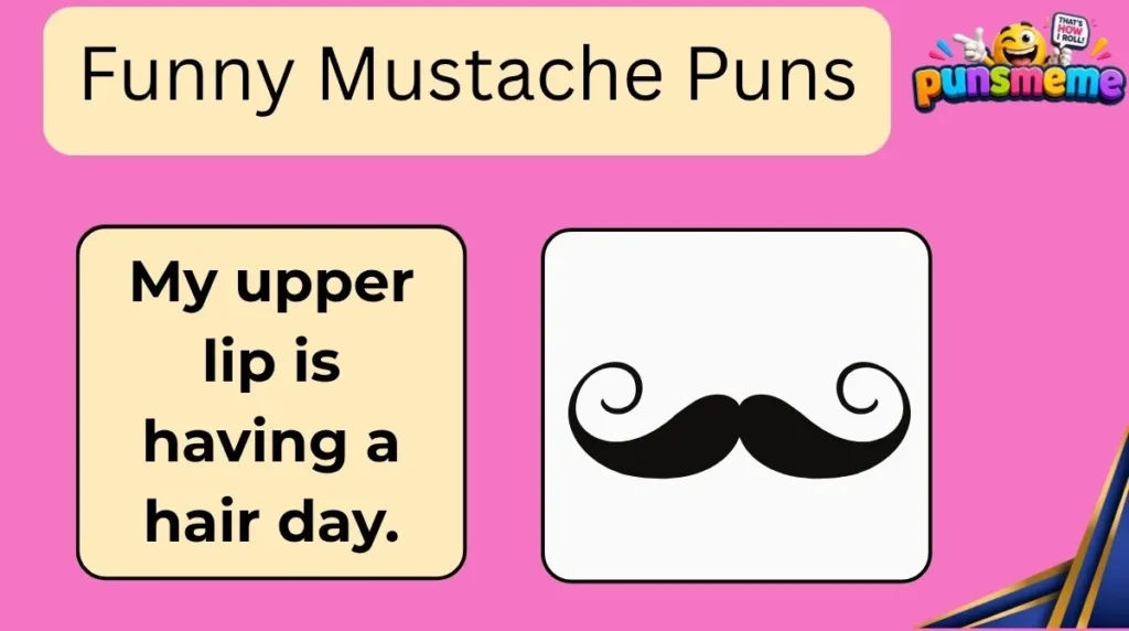 Funny Mustache Puns