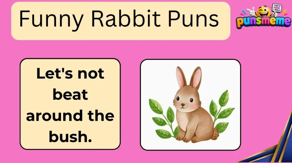 Funny Rabbit Puns
