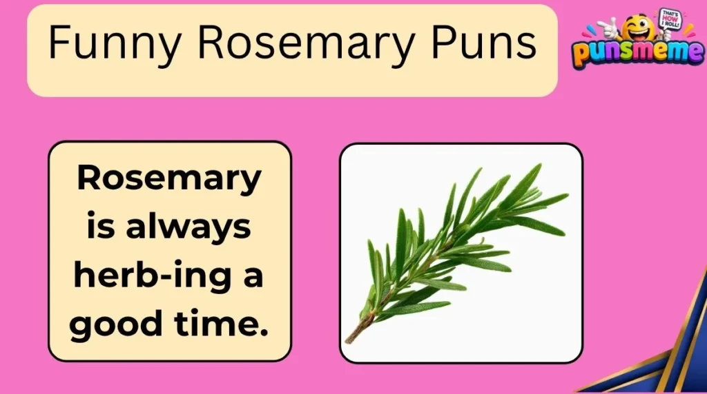 Funny Rosemary Puns