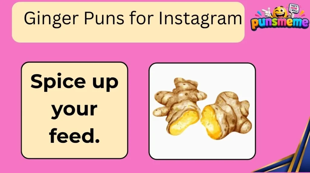 Ginger Puns for Instagram