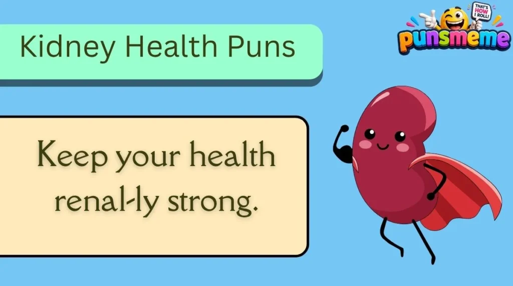 Kidney Health Puns