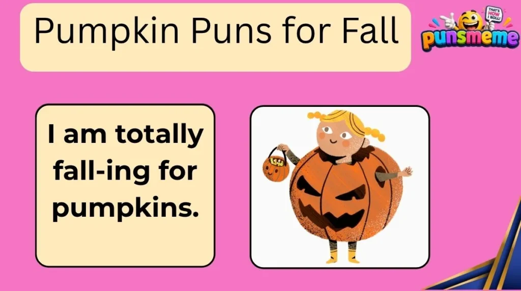 Pumpkin Puns for Fall