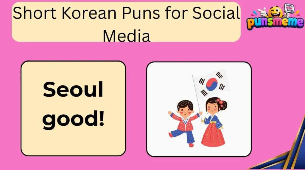 Short Korean Puns for Social Media