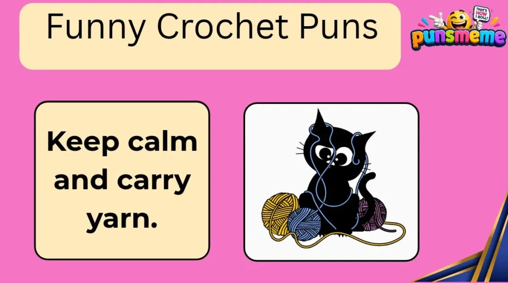 Funny Crochet Puns