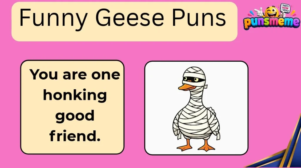 Funny Geese Puns