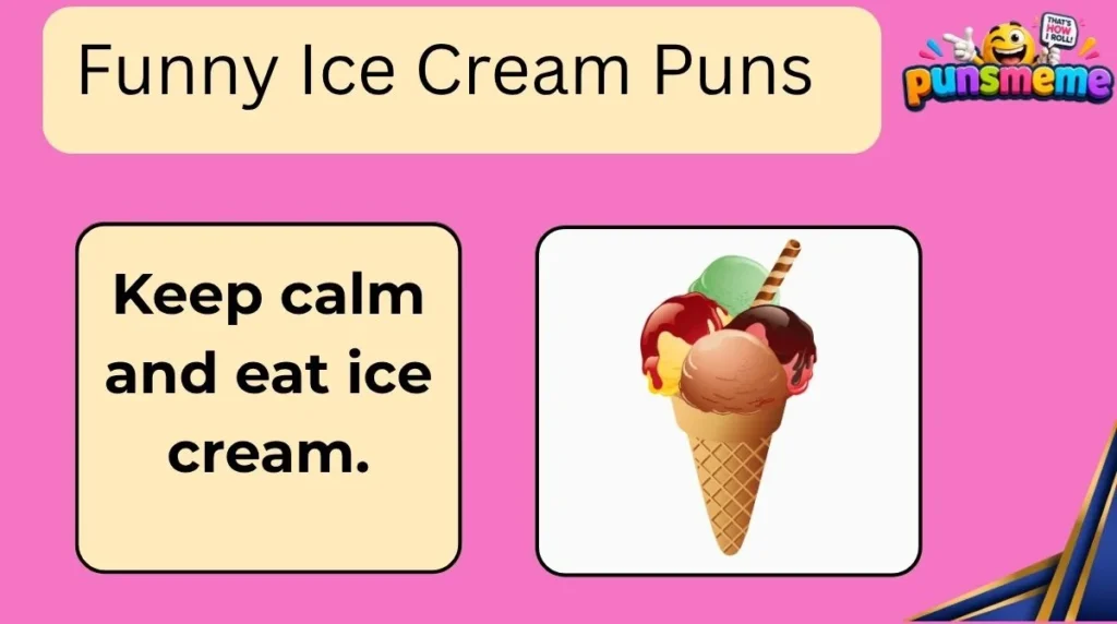 Funny Ice Cream Puns