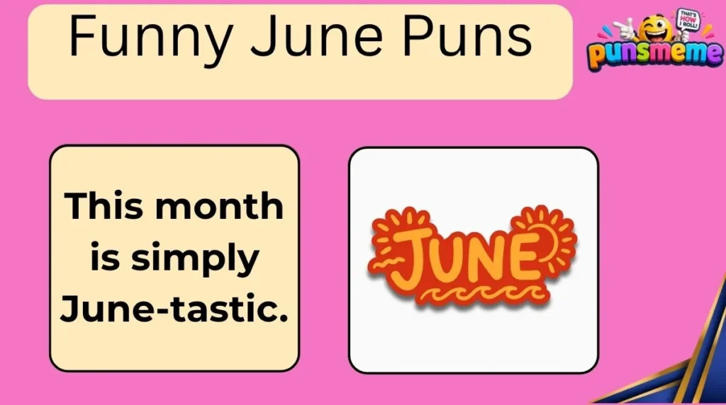 Funny June Puns