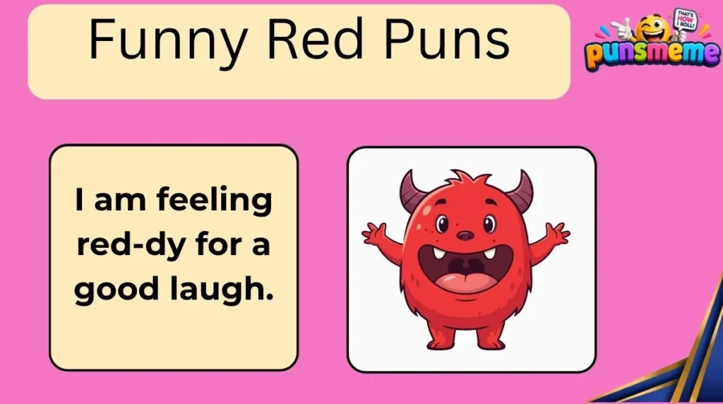 Funny Red Puns
