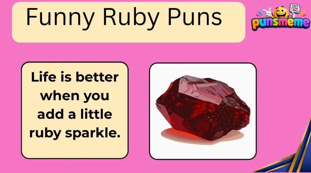 Funny Ruby Puns