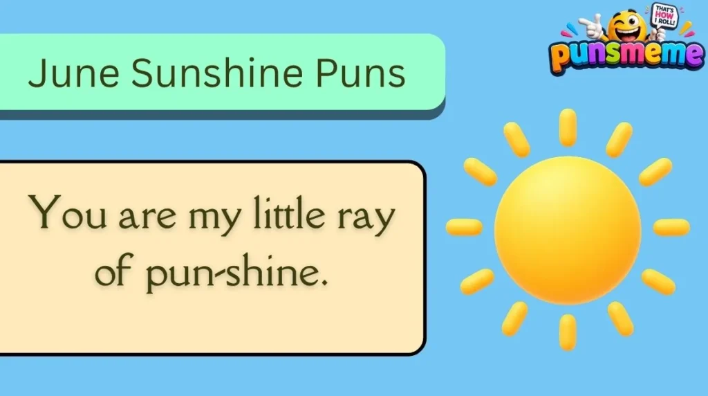 June Sunshine Puns