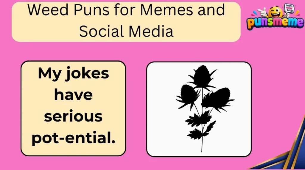 Weed Puns for Memes and Social Media