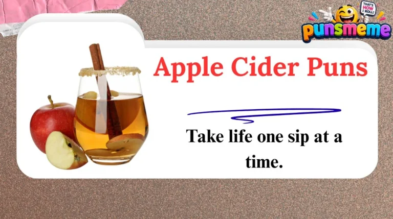 Apple Cider Puns