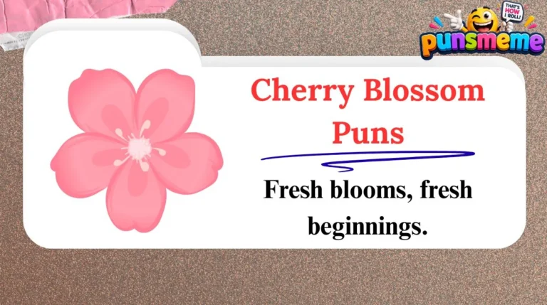 Cherry Blossom Puns