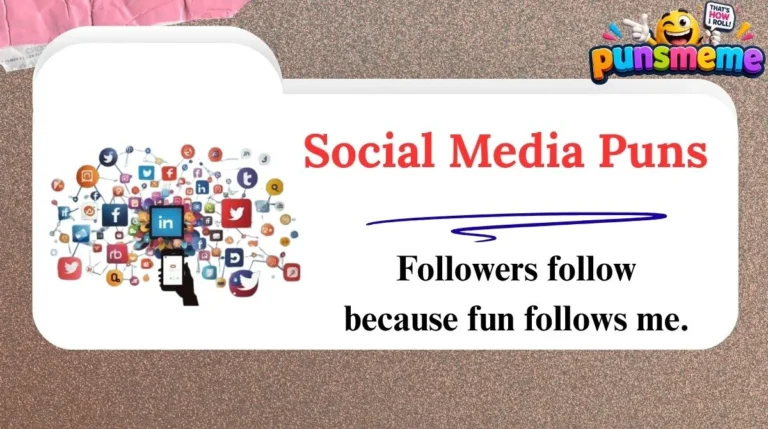Funny Social Media Puns