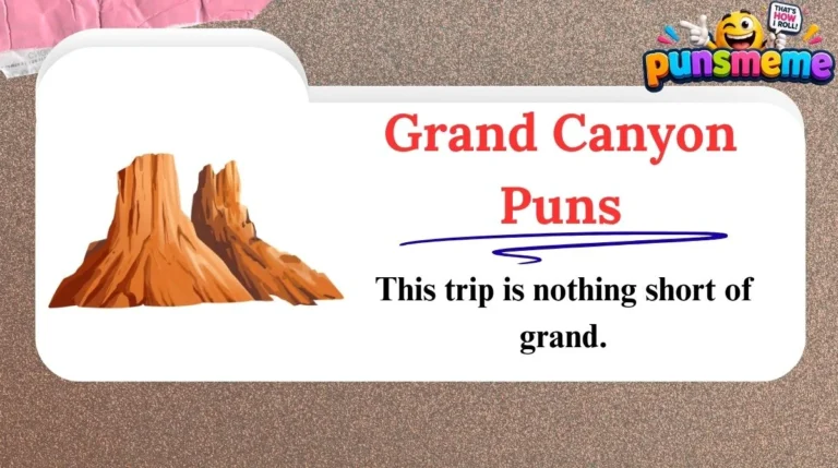 Grand Canyon Puns