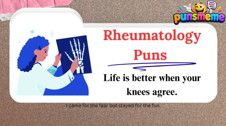 Rheumatology Puns