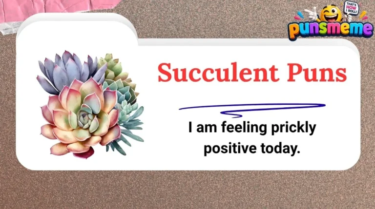 Succulent Puns