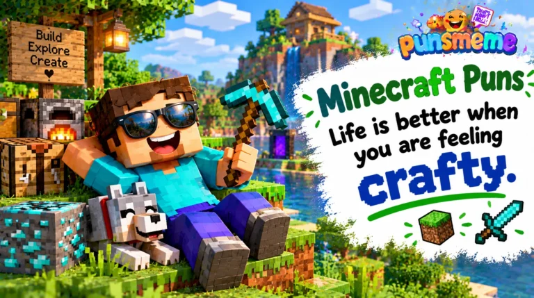 Minecraft Puns