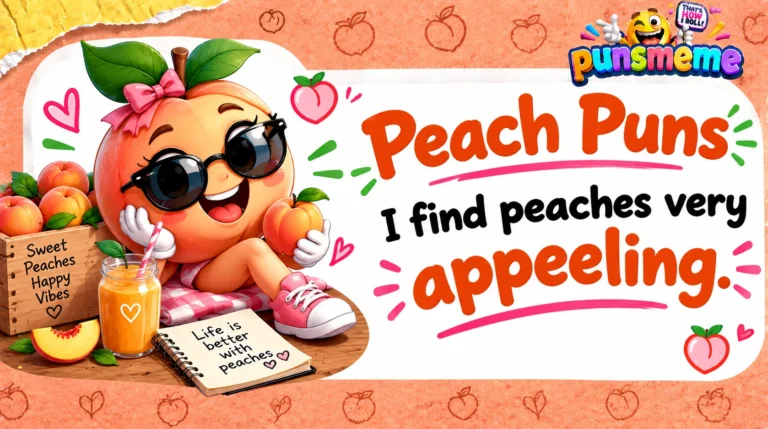 Peach Puns