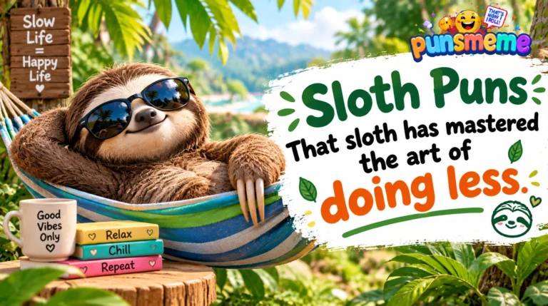 Sloth Puns